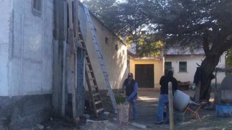 Trabajos en establecimientos educativos de Andalgalá