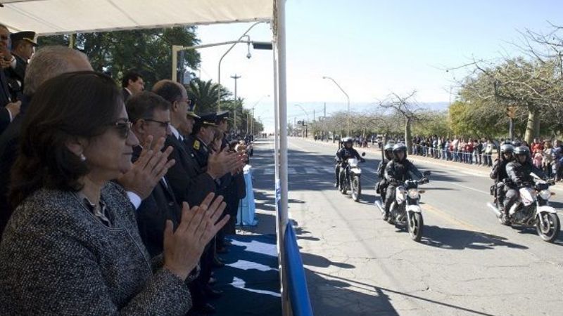 Corpacci presidió el acto por el aniversario de la Policía Provincial