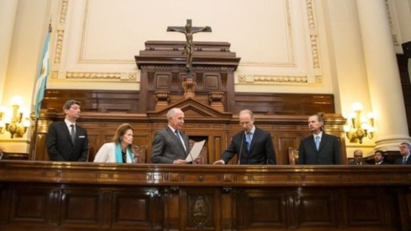 Con la jura de Rosenkrantz, se completó la Corte Suprema