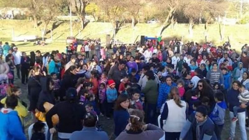 Concurrido y divertido festejo del Día del Niño para los chicos de La Carrera