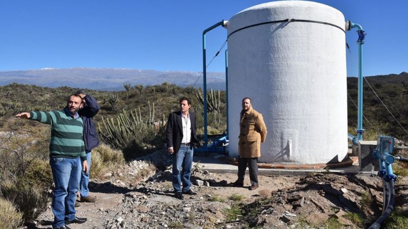 Importante obra de agua potable para 300 familias de Banda de Varela