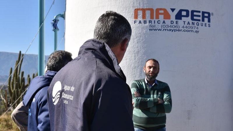 Importante obra de agua potable para 300 familias de Banda de Varela