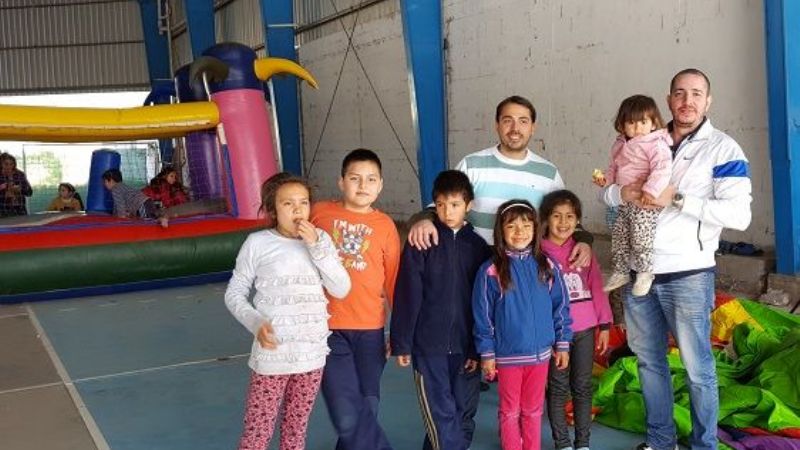 Festejo del Dia del Niño en el Club Deportivo Juventud