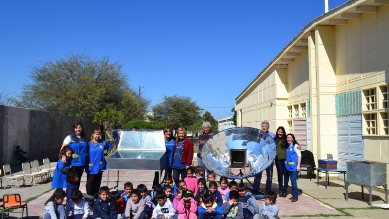 Alumnos de jardín participaron de una muestra sobre dispositivos solares