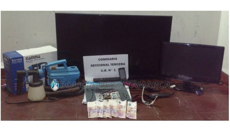 Recuperan elementos robados