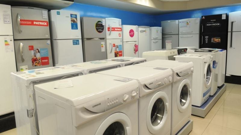 Cayó un 13,4% la venta de electrodomésticos