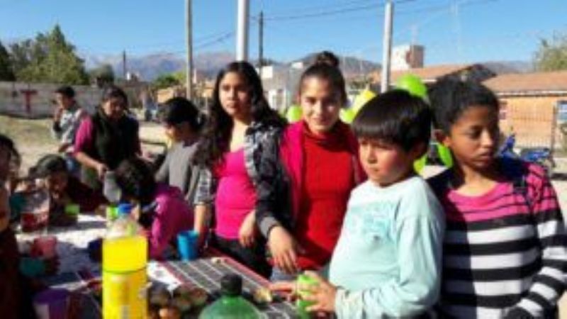Festejo por el Día del Niño en el barrio San Valentín