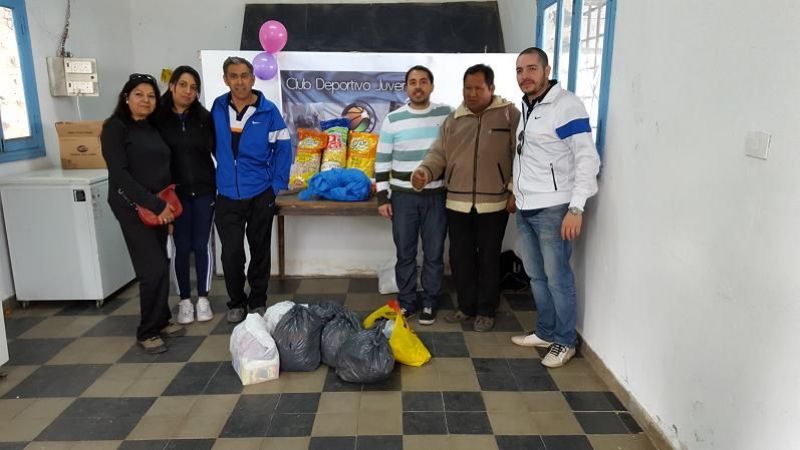 Deportivo Juventud colaboró con "Muña Muña"