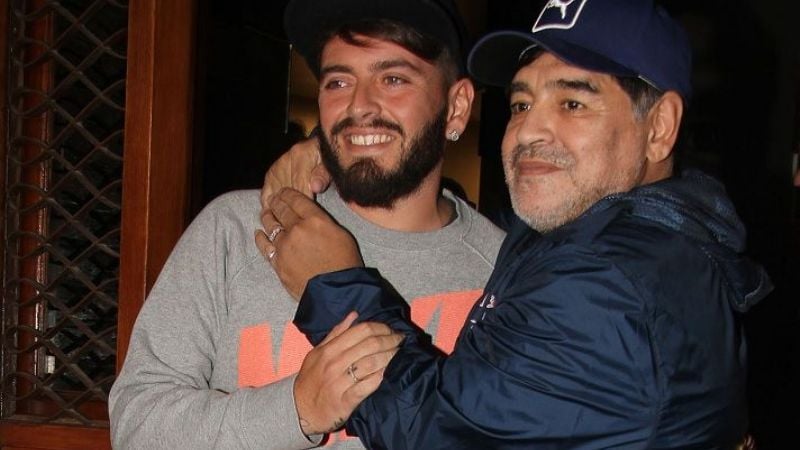 Sorpresivamente, Diego Maradona se reencontró con su Diego Jr.