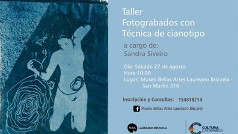Taller de fotograbados con técnica de cianotipo
