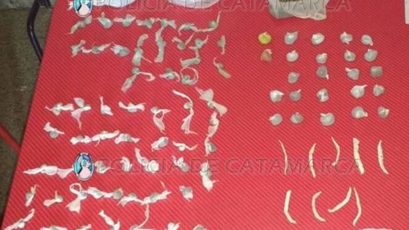 Secuestraron medio kilo de marihuana en Tinogasta