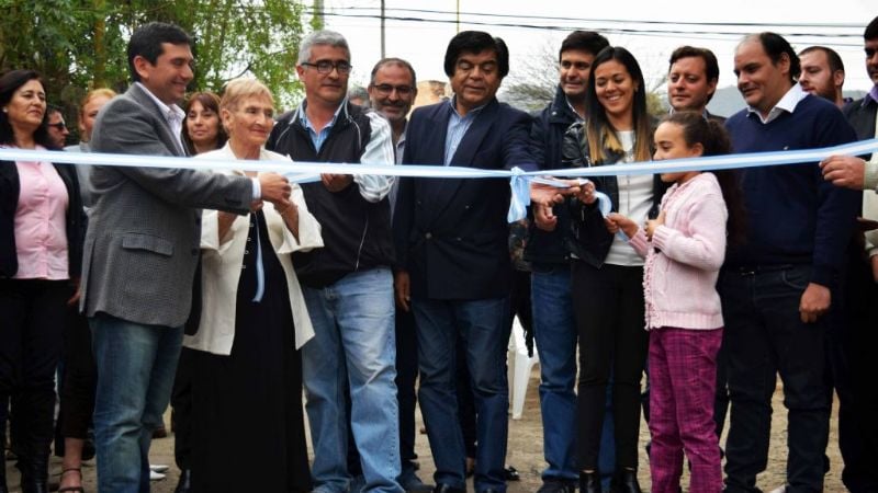 Inauguraron obra de asfalto en el Callejón Hondo de FME