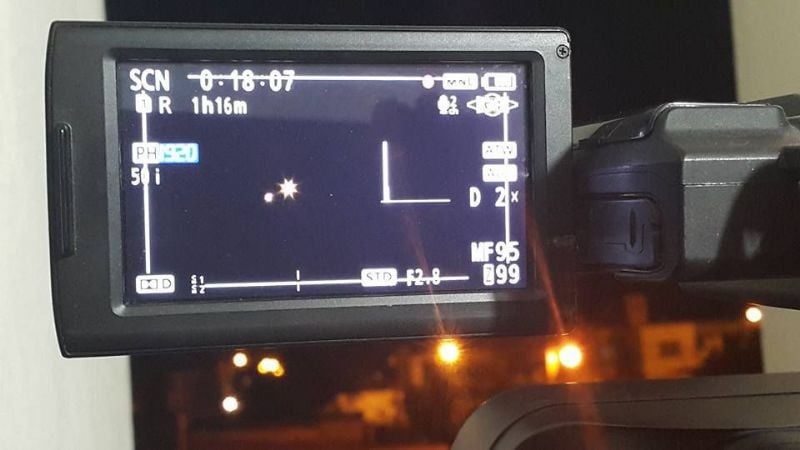 El espectáculo de Venus y Júpiter en un cielo nuboso