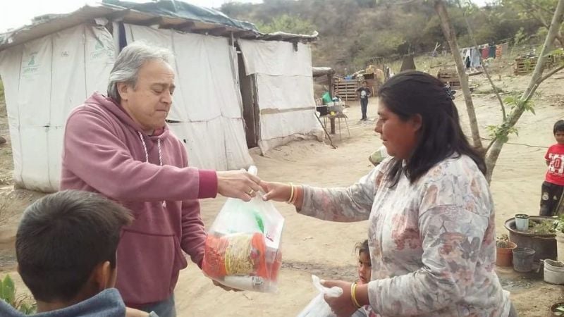 Pobreza que golpea y solidaridad a flor de piel