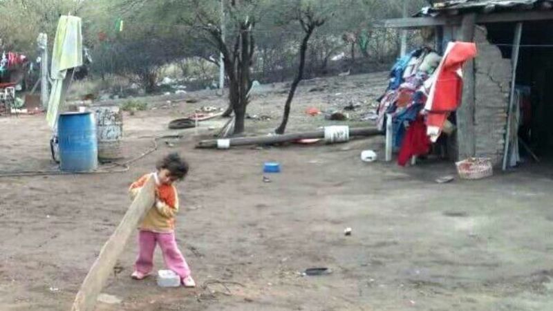 Pobreza que golpea y solidaridad a flor de piel