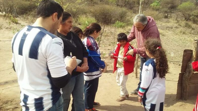 Pobreza que golpea y solidaridad a flor de piel
