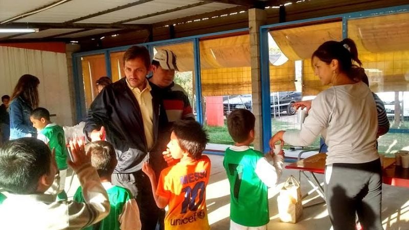 La Escuela de Fútbol La Banda hizo su tradicional festejo del Día del Niño