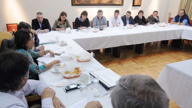 Corpacci se reunió con sus ministros