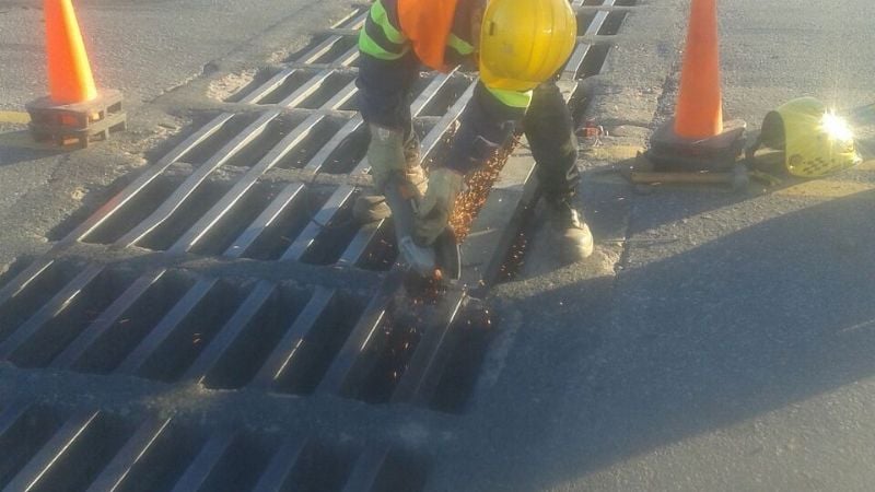 Robaron riel en medio de la ruta que podría haber provocado fatalidades