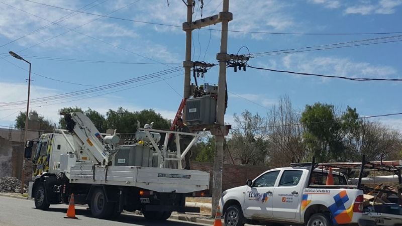 Siguen las mejoras en el servicio energético en Santa María
