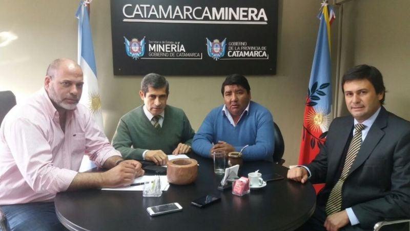 El tema minero en reunión entre Taritolay y funcionarios