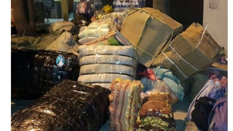 Secuestran mercadería ilegal
