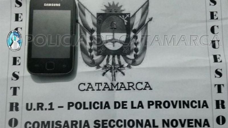 Joven aprehendido por requerimiento judicial y secuestran un teléfono