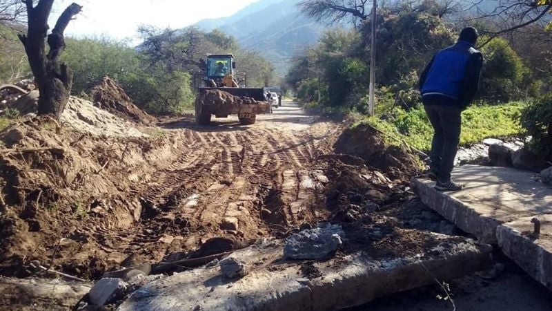 Reconstruyen el puente de Pomancillo Oeste en FME