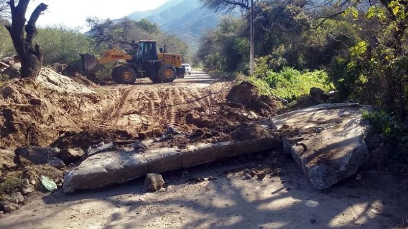 Reconstruyen el puente de Pomancillo Oeste en FME