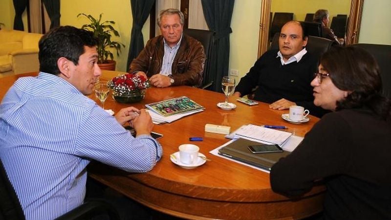 Lucía recibió al intendente Ferreyra