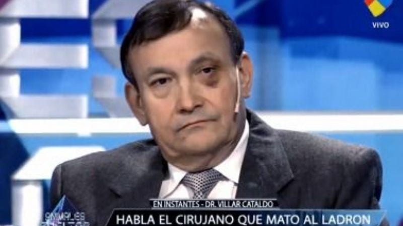 El médico que mató al delincuente dijo tener "mucho miedo" de que maten a sus hijos