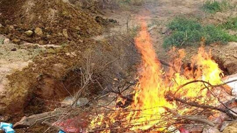 Incineraron pollos y mercadería secuestrada