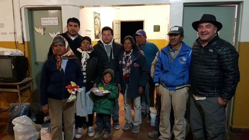 El senador Liquín recorrió Antofagasta de la Sierra y celebró el Día del Niño