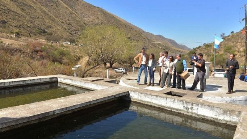 La Gobernadora inauguró obras de agua potable en Los Ángeles
