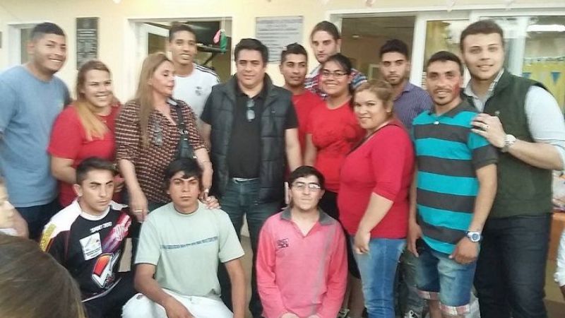 Rivera visitó la Casa Cuna