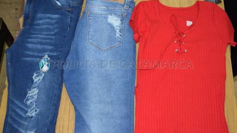 Demorados por robar prendas de vestir