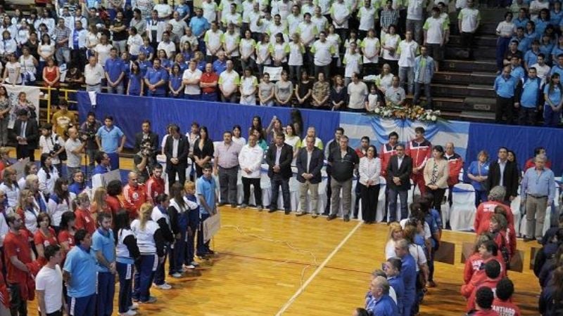 Abrieron las olimpíadas de los trabajadores de obras sociales