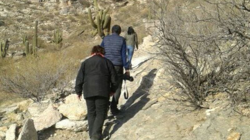 Periodistas chilenos recorren la ruta 40