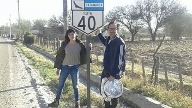 Periodistas chilenos recorren la ruta 40