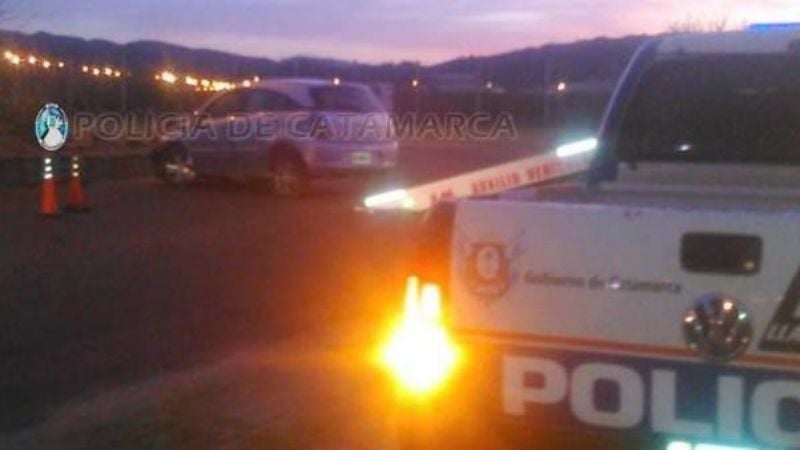 Chocó contra una rotonda detrás del CAPE