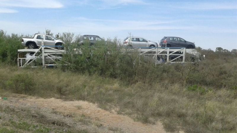 Accidente en la ruta 60 que pudo ser trágico