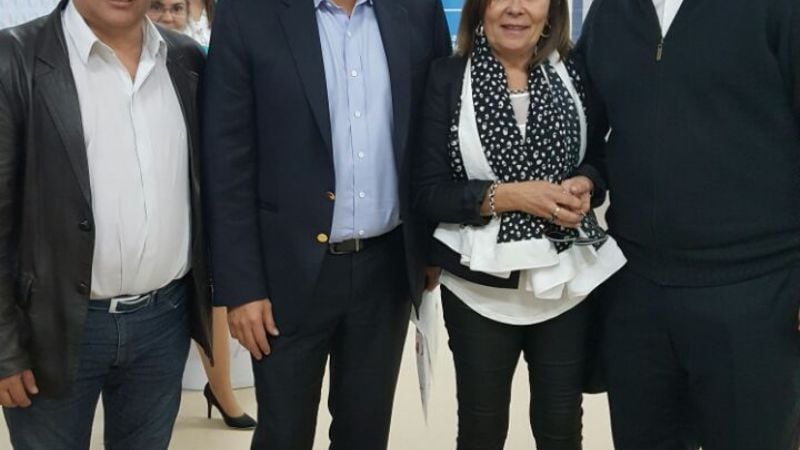 Rivera, junto a Massa, en San Juan