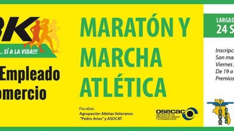 Importantes premios en la prueba de los empleados de comercio