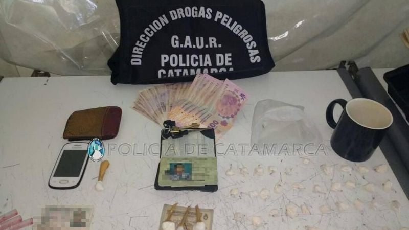 Detienen a dos sujetos que vendían cocaína de máxima pureza en una carnicería