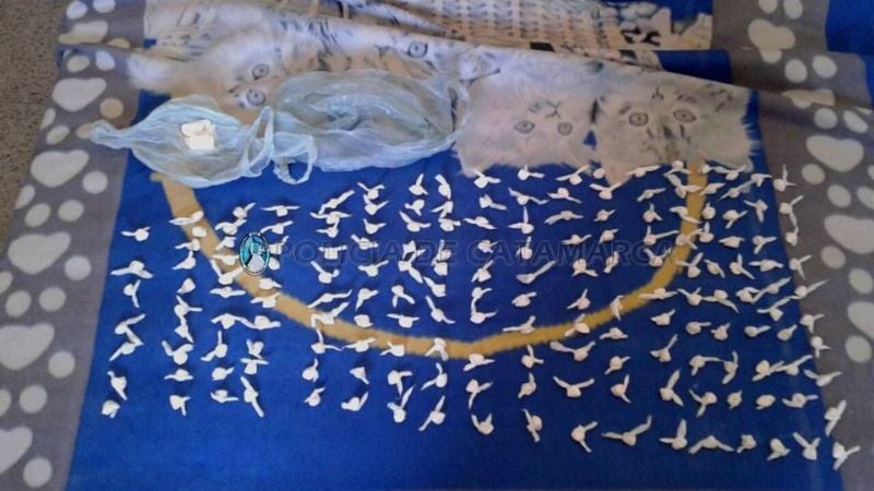 Detienen a dos sujetos que vendían cocaína de máxima pureza en una carnicería