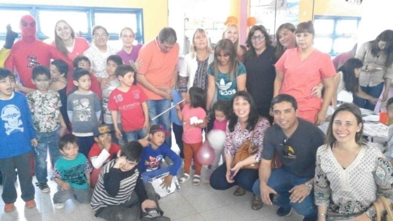 Payamédicos, juegos en los festejos del Día del Niño