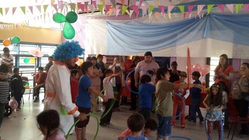 Payamédicos, juegos en los festejos del Día del Niño