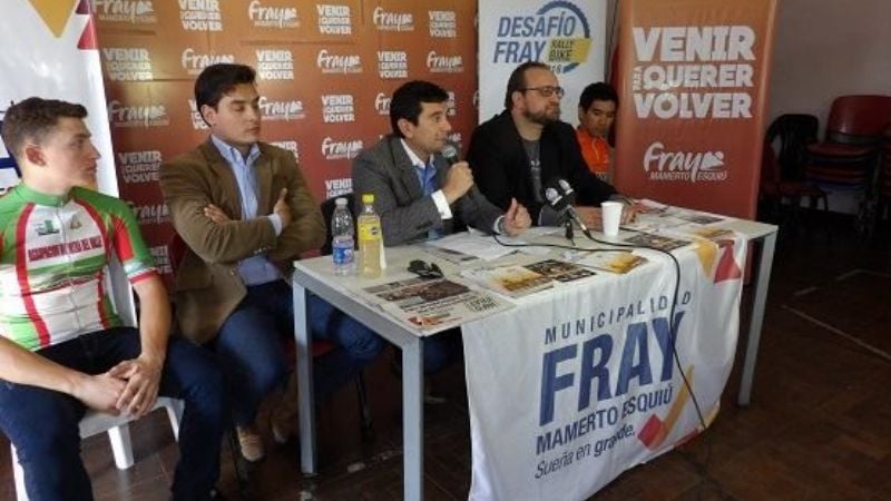 Presentan la prueba deportiva de ciclismo "Desafio Fray"