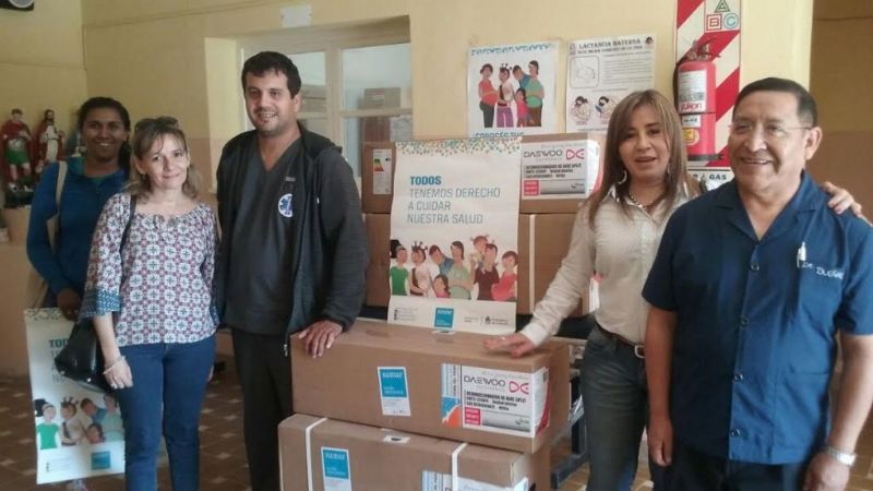 Entrega de equipamiento al Hospital de Chumbicha