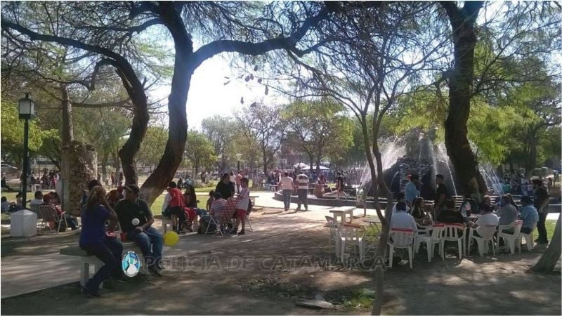 Hasta las 20, casi de 10.000 jóvenes se habían movilizado por los festejos